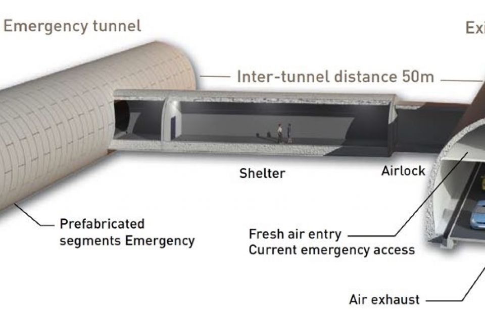 New Frejus Emergency Road Tunnel